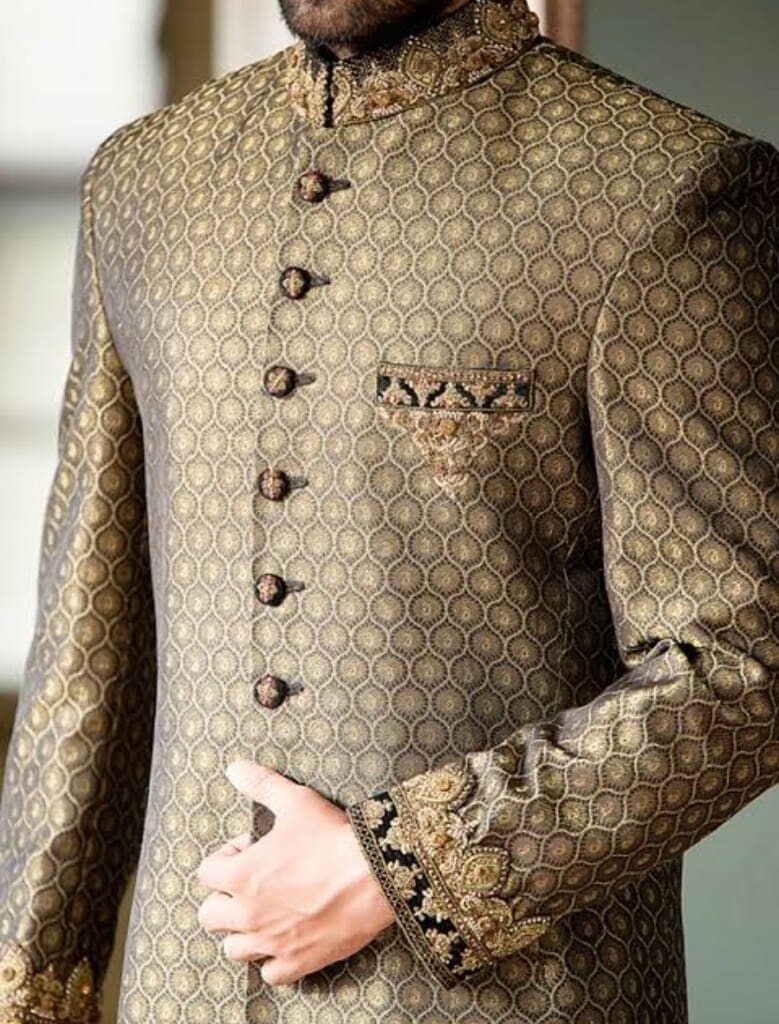 Velvet Embroidered XL Jacket Sherwani in Delhi at ₹ 3,500 Pc by