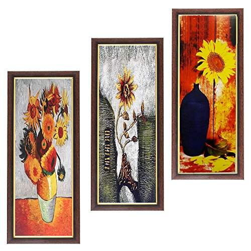 Buy Wens Beautiful Flower MDF Wall Painting (43 cm x 18 cm x 1 cm, Set of 3,  WSPC-28), Features, Price, Reviews Online in India - Justdial