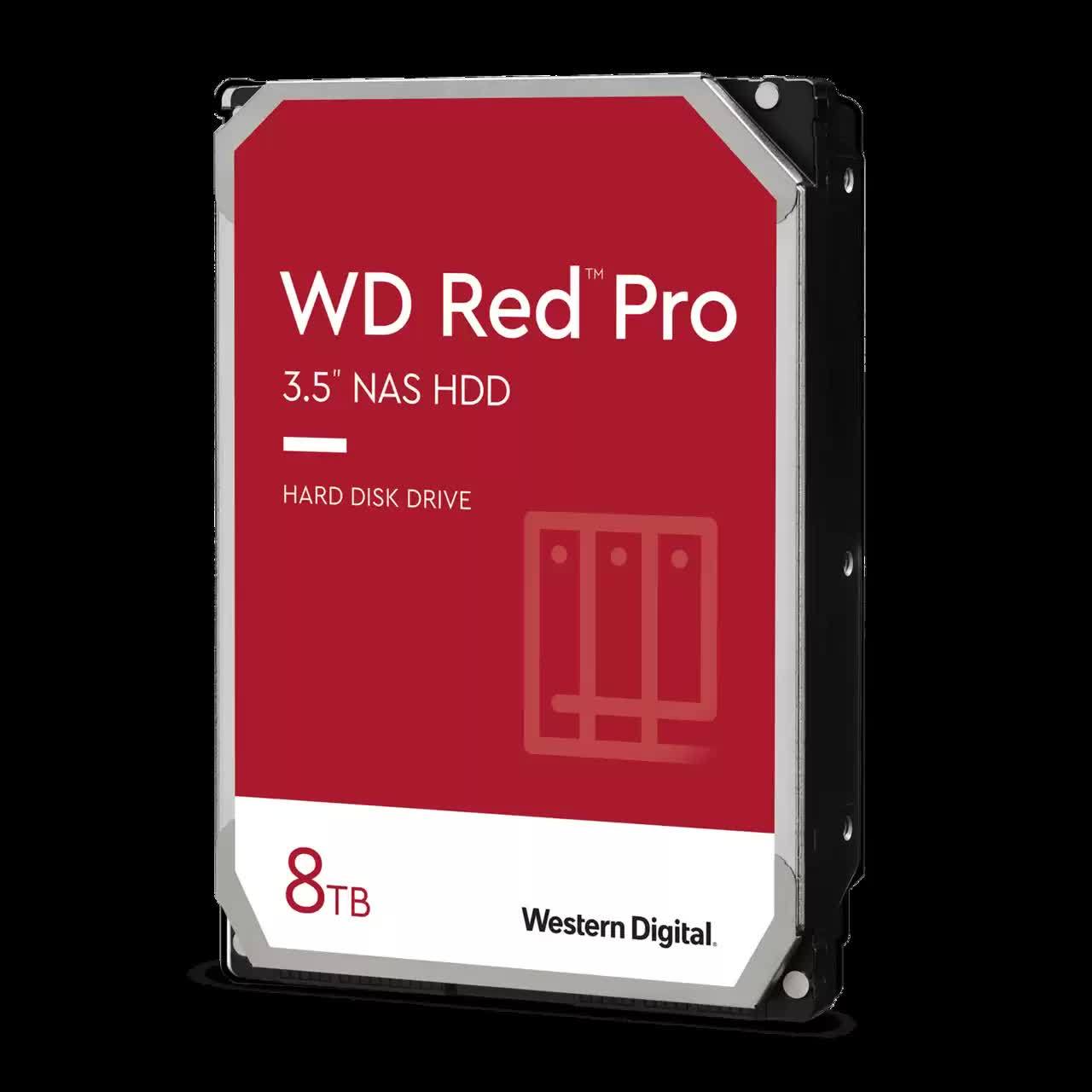 Western Digital Red Pro NAS Hard Disk Drive (8 TB, WD8003FFBX) in 