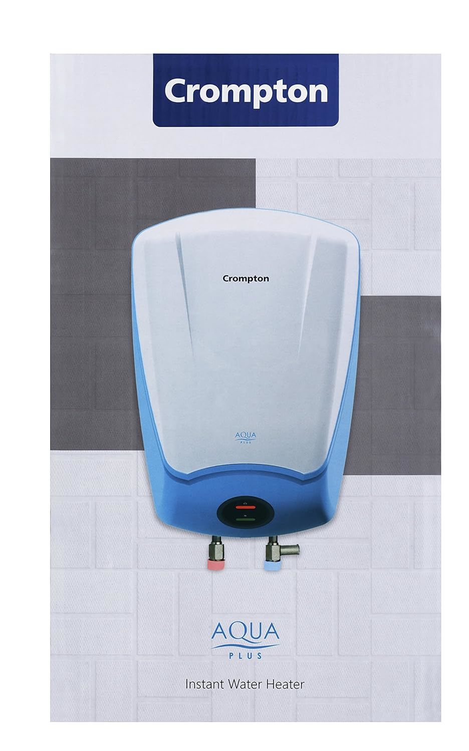 Crompton ltr Instant Water Geyser (IWHAQUAPLUS (3KW), Blue White
