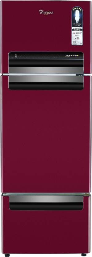 Buy Whirlpool 240 L Frost Free Triple Door Refrigerator Wine Alpha Fp 263d Protton Roy Features Price Reviews Online In India Justdial