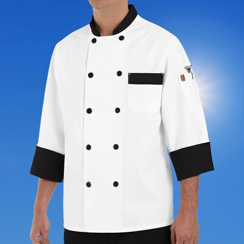 White Chef Coats For Men And Women In Cafes And Hotels in - Main Image