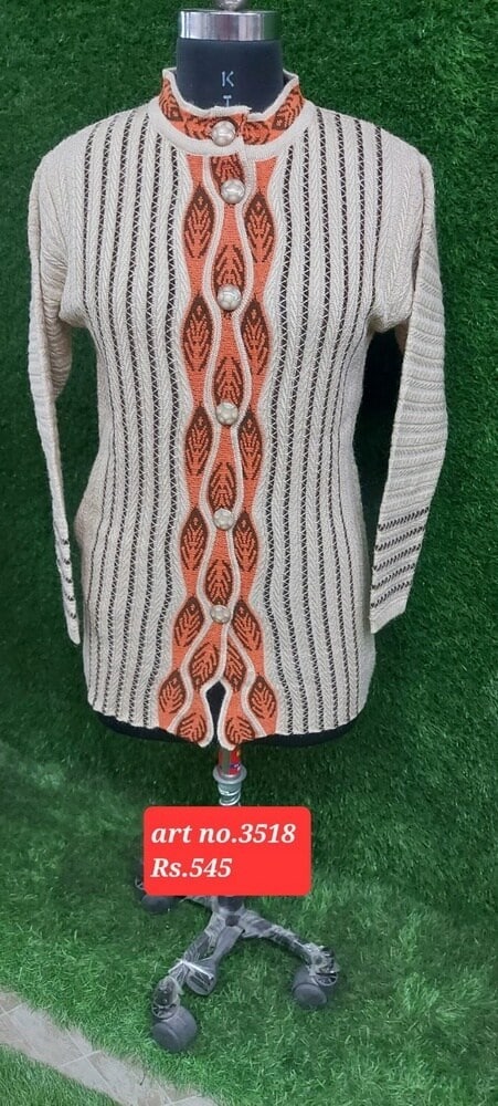 White Printed Women's Sweater 3518 in Ludhiana at ₹ 545 Unit by