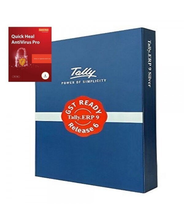 Renewal Tally Prime Silver And Quick Heal Antivirus Pro Latest Version - 1 PC, 1 Year (Email Delivery)