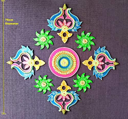 Buy Wholesale Cost Indian Traditional Handicraft Work Export Quality Unique Big Rangoli Home Decor Rich Look Features Price Reviews Online In India Justdial