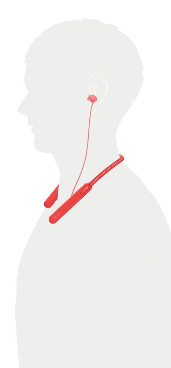 SONY WI-C400 Neckband In Ear Wireless Headphone (Red) in Delhi at