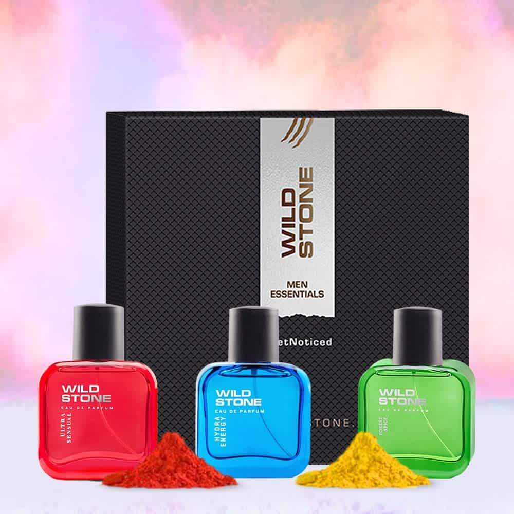 WILD STONE Holi Gift Hamper with Forest Spice, Hydra Energy and