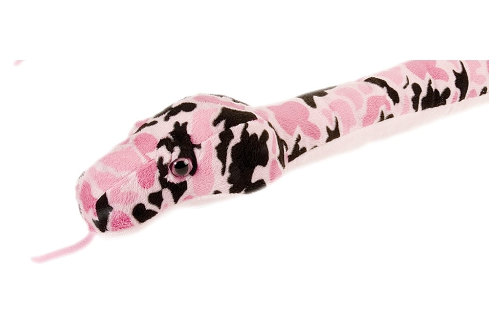 Wild Republic Pink Camo Snake Stuffed Animal 137 cm (54) [11106