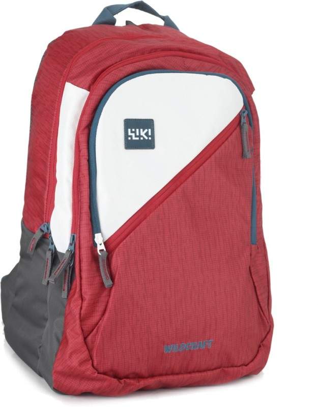 WILDCRAFT Wiki Hue 46 L Backpack (White, Red) in Pune at
