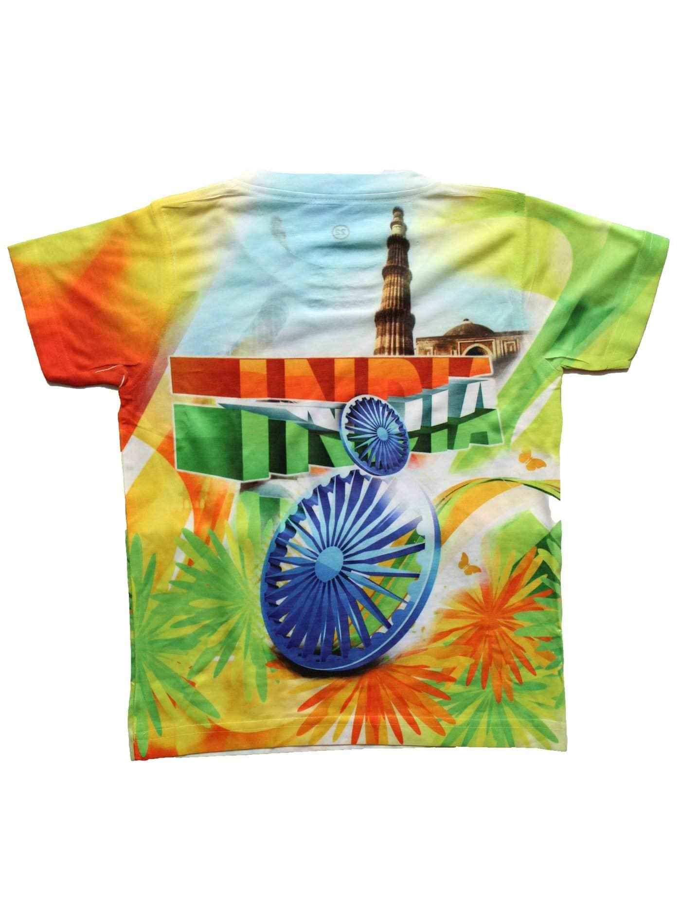Wish Karo Boys India T Shirt (Multicolor, Size-5-6 Year) in Indore