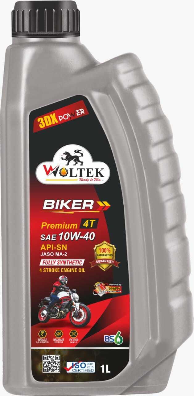 Woltek Biker 4t 10w-40 4 Strok Engine Oil 1 L in Delhi at ₹ 395