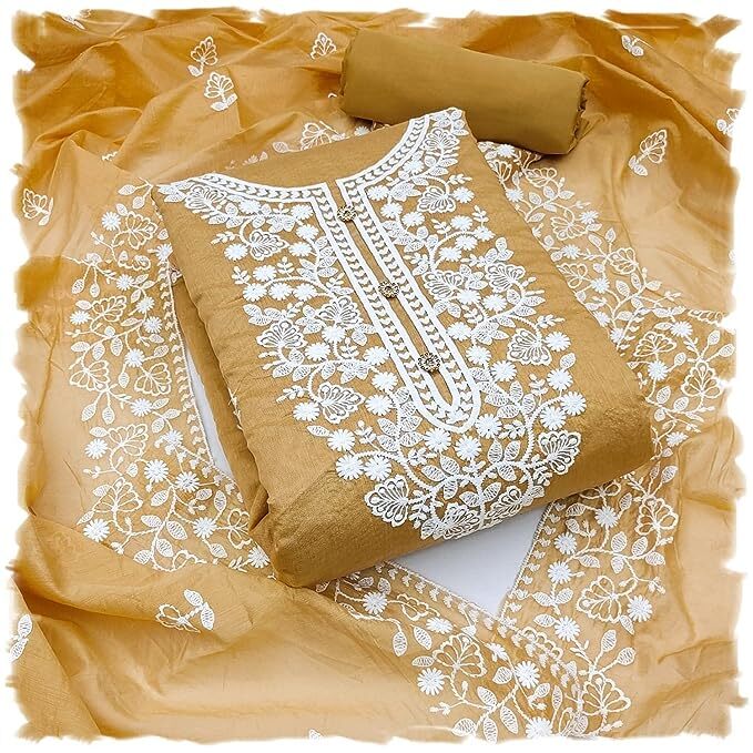 cotton work dress material heavy cotton printed work dress material 581
