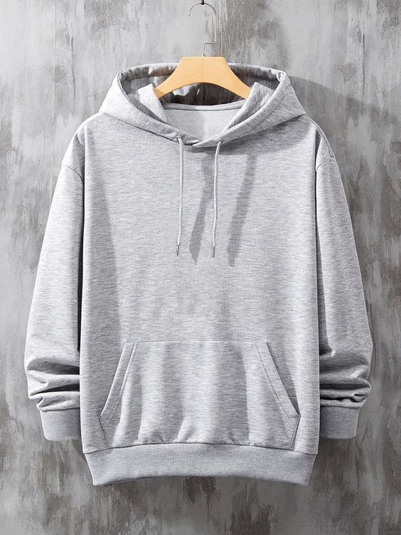 Full Sleeve Hoodie For Men Grey in Ahmedabad at ₹ 300 ₹ 650