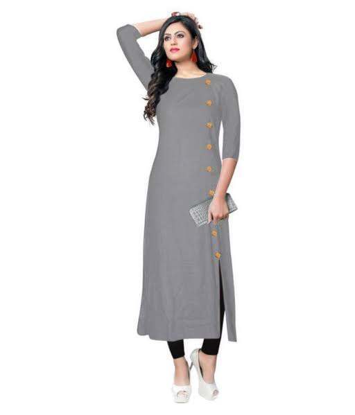 FESTIVE WEAR, WOMEN, Kurtis | XXLLENT Festive Grey Kurti