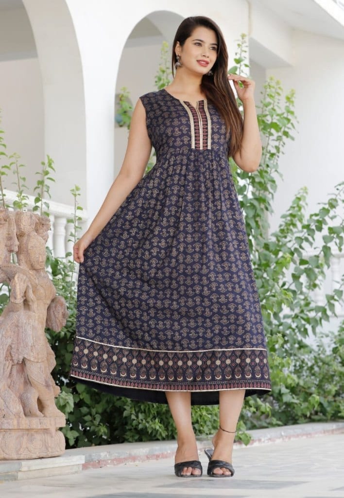 Anarkali Kurta Fbb Kurtis Collection Pink Anarkali Kurta With