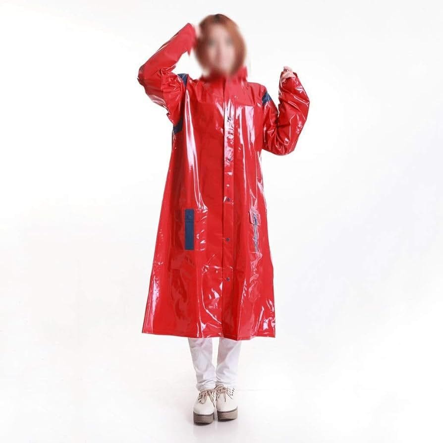 Women Plastic Rain Coat Red (XXL) in Mumbai at ₹ 180 ₹ 250