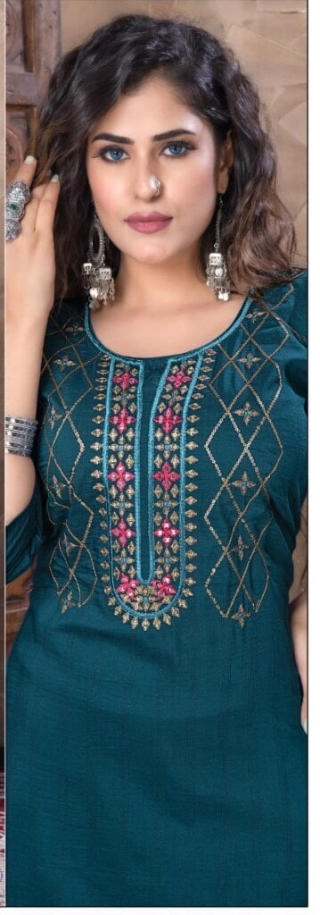 Round Neck Kurtis - Buy Round Neck Kurtis Online | Abhishti