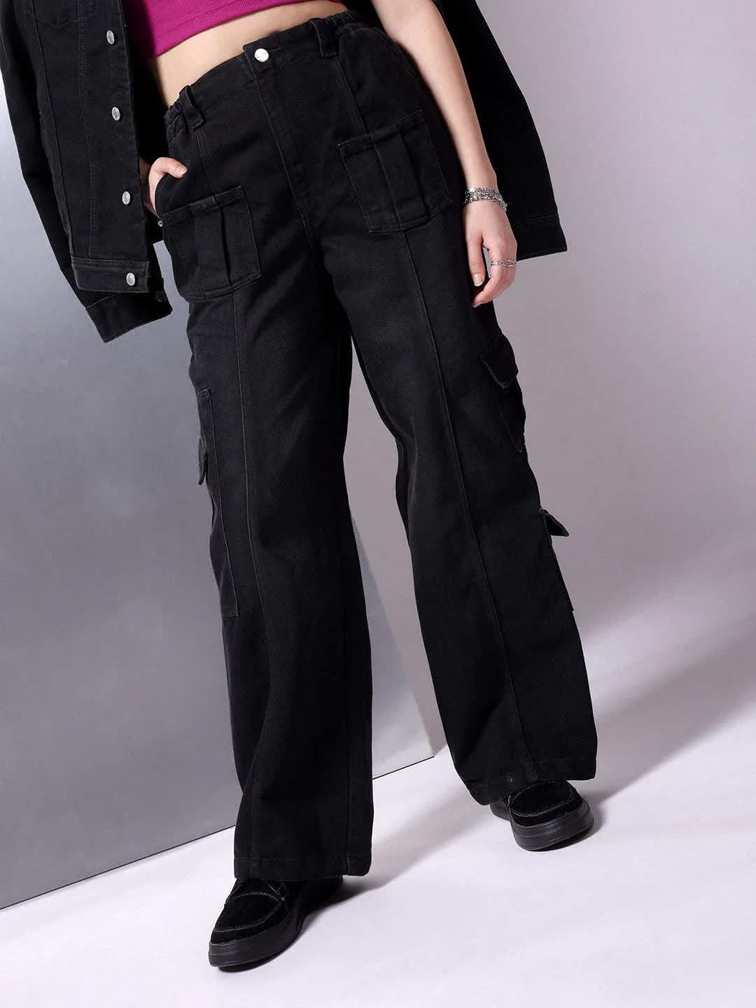 everyone soft denim pants (BLACK) XL everyone soft denim pants