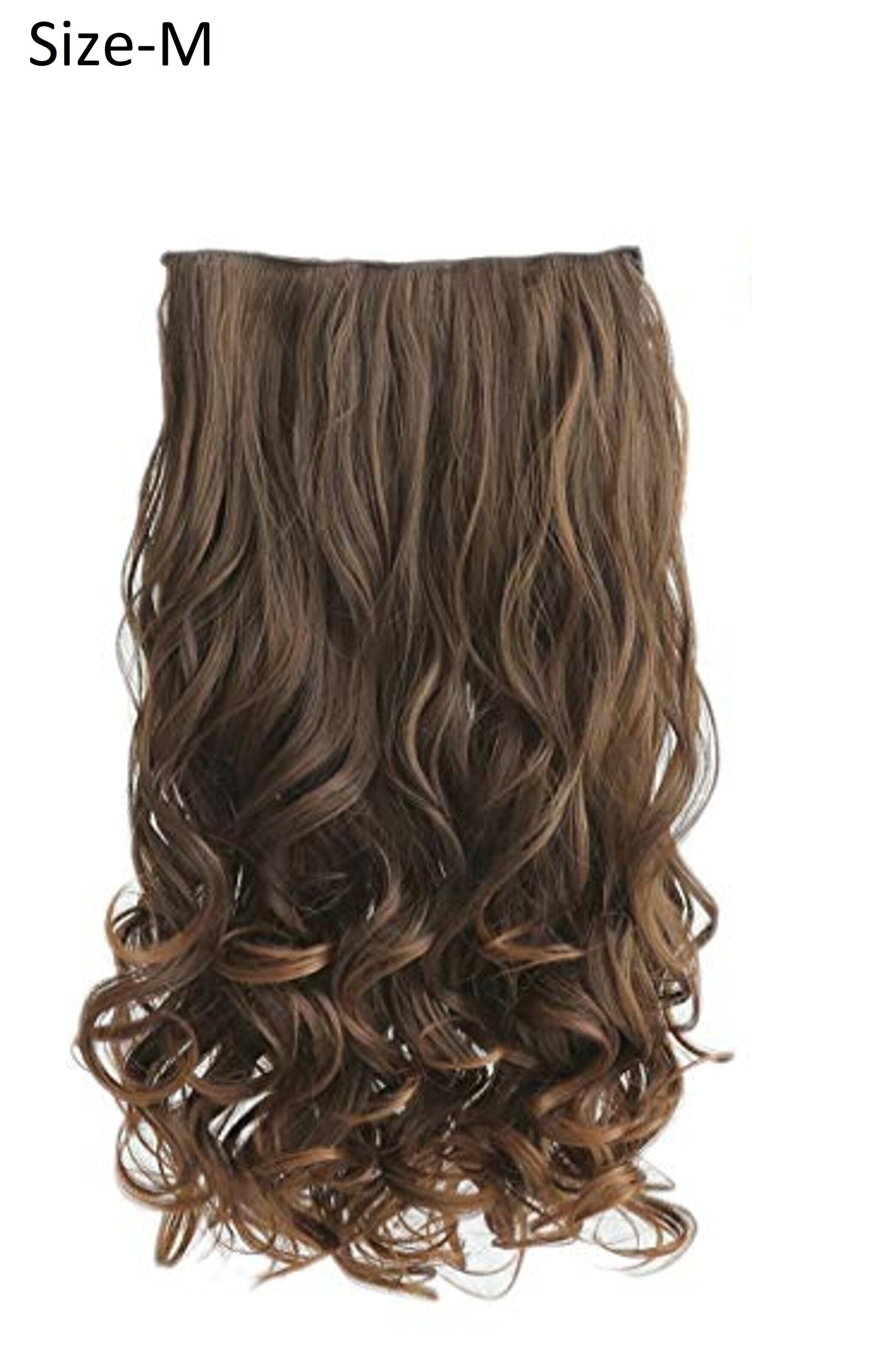 Women's Fiber Full Head Curly Hair Wig Brown M in Hyderabad at