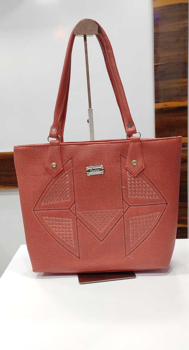 Women's Peach PU Leather Hand Bag in Bhubaneshwar at ₹ 65