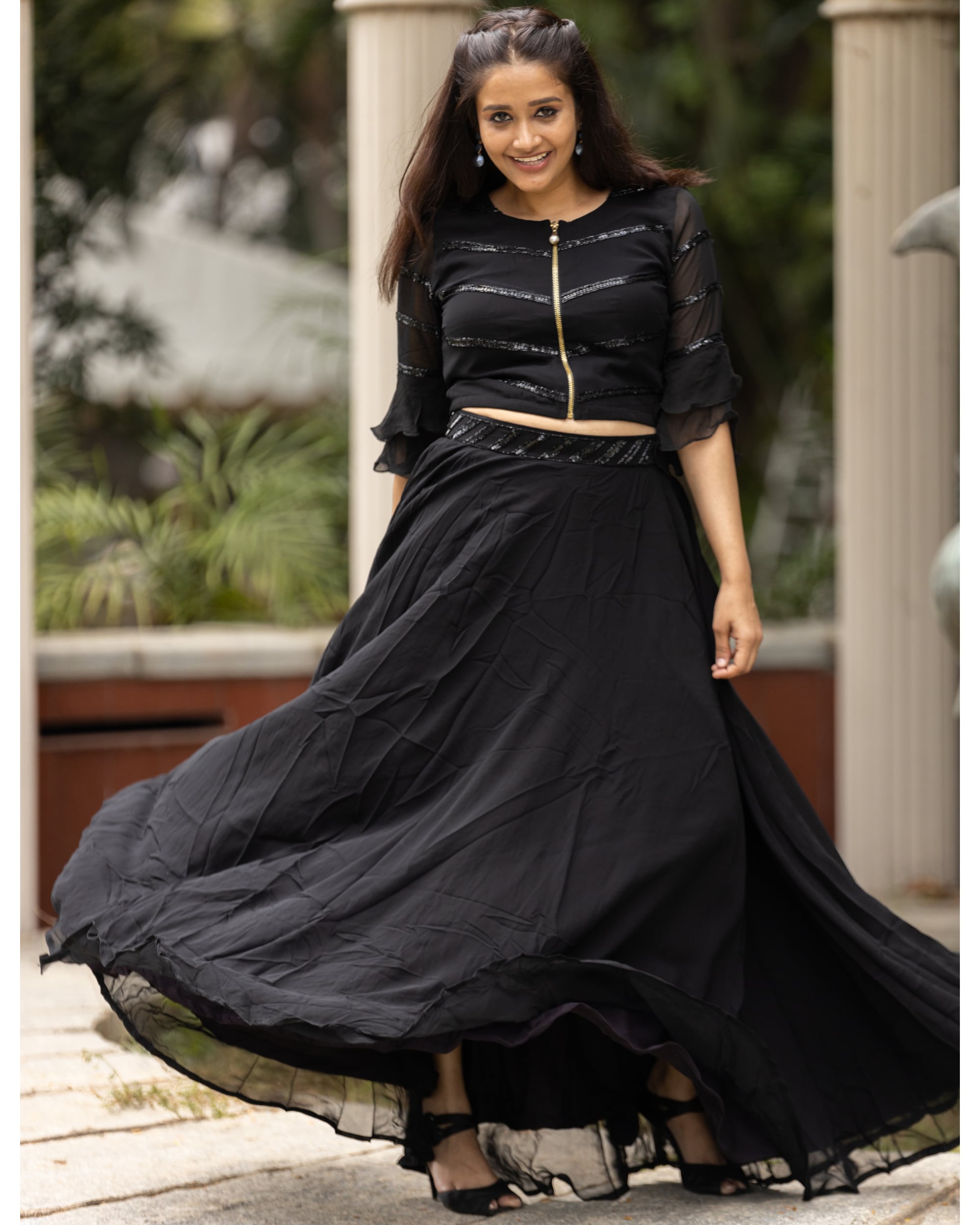 Women's Polyester Mini Skirt Black XL in Delhi at ₹ 300 - ₹ 700