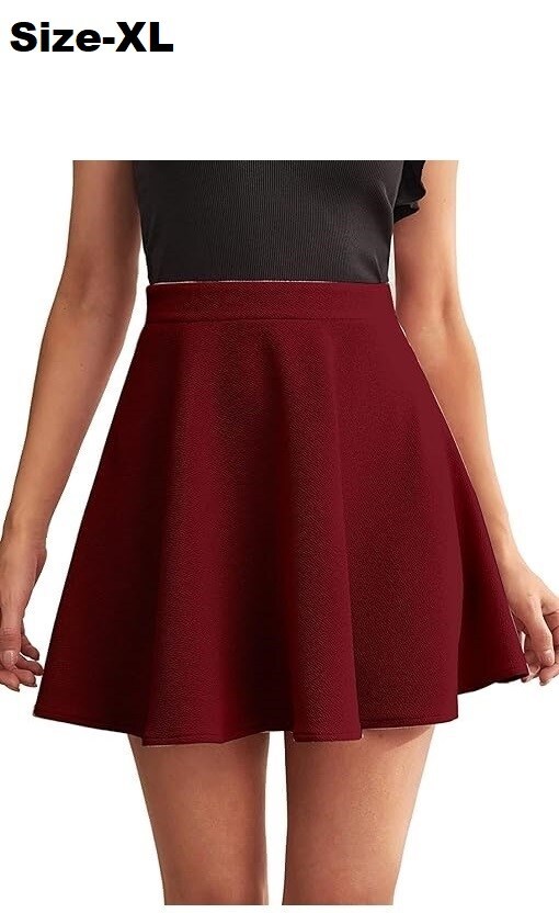 Burgundy skirt short hotsell