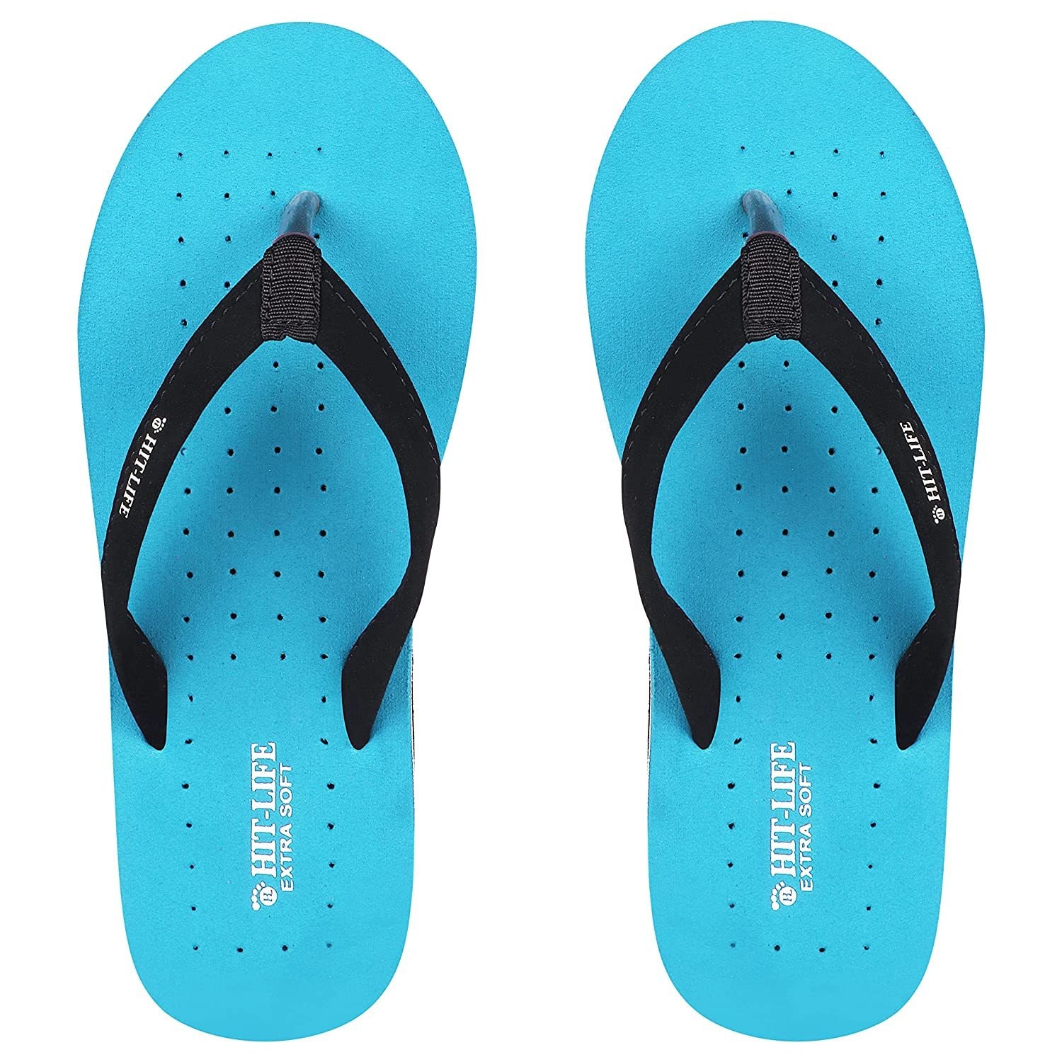 Sky Blue Solid EVA Flip Flops for Women in Delhi at ₹ 349 Pr by