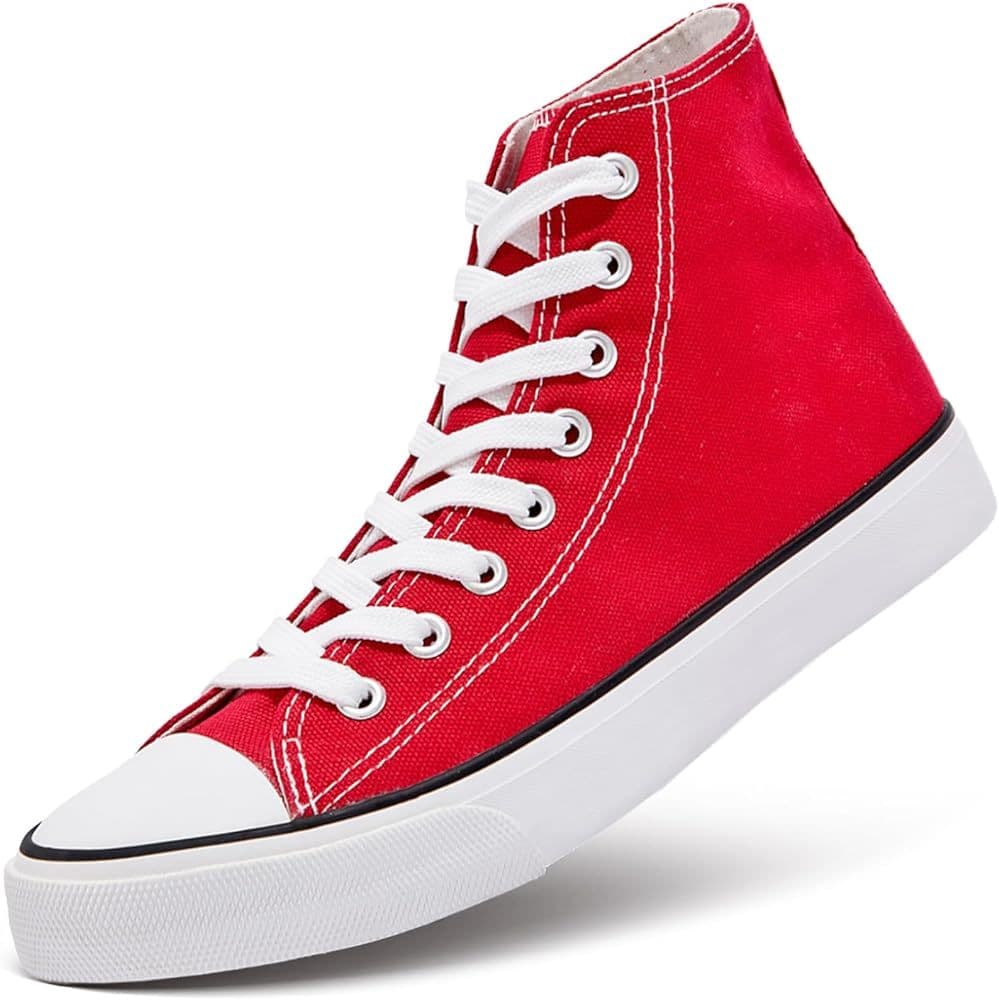 Womens Canvas Casual Shoes Red to in Agra at ₹ 700 ₹ 1,000 - Main Image