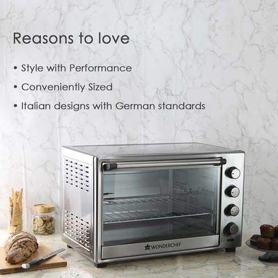 Stainless Steel Wonderchef 40 Ltr Otg WonderChef 63152803 Oven