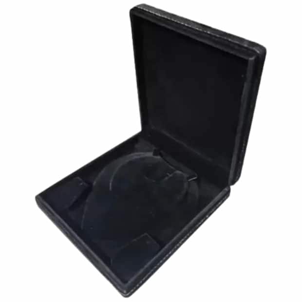 Wooden And Velvet Jewellery Box For Necklace (15 x x Cm, Black
