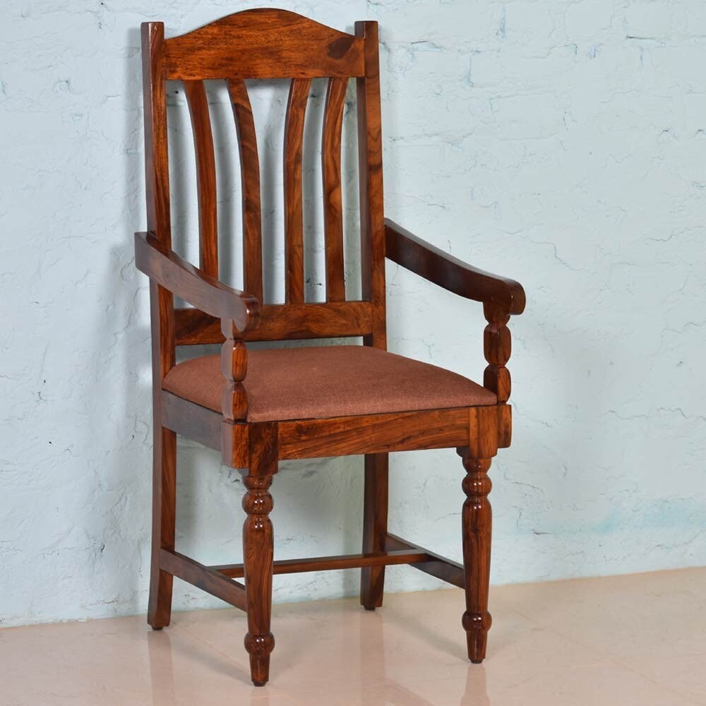 Sheesham Wooden Chair Brown 50 X 45 X 110 cm in Kolkata at