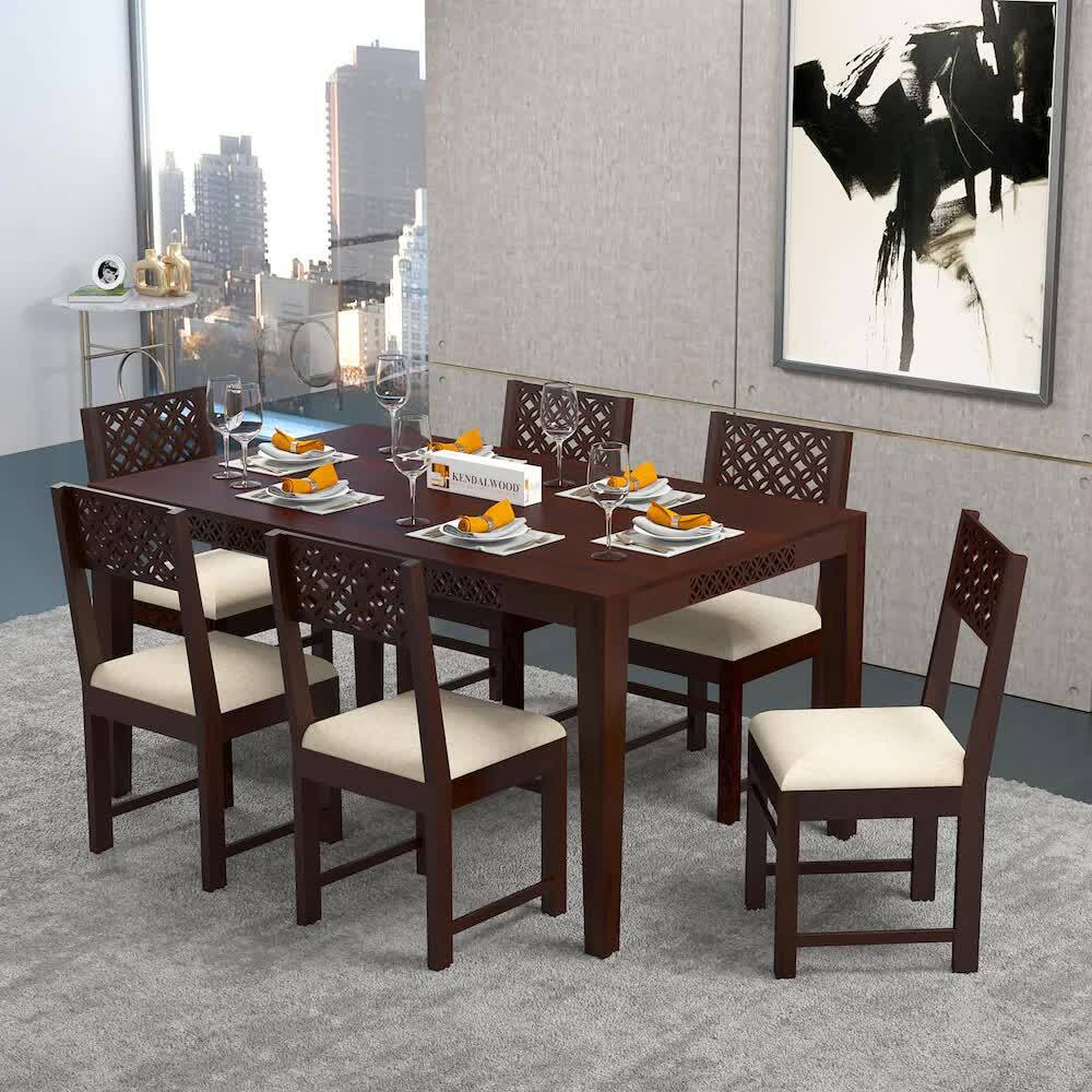 Wooden Dining Table Set in Ahmedabad at ₹ 15,008 ₹ 19,978