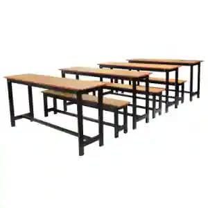 その他 FURNTURE CORP PUEBCO WOODEN SCHOOL BENCH Wooden School Bench, 120x60x70 cm, 25 Kg in Bangalore at ₹ 1,700