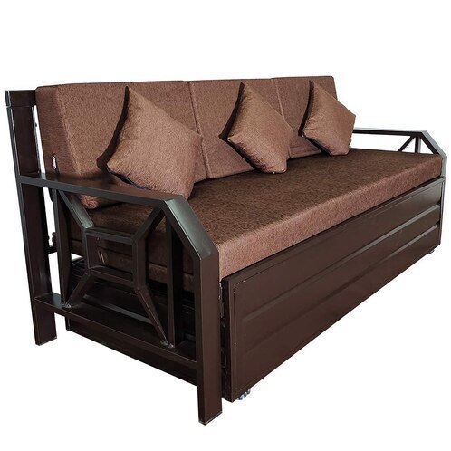 Wooden Single Size Sofa Cum Bed With Hydraulic Storage in Lucknow