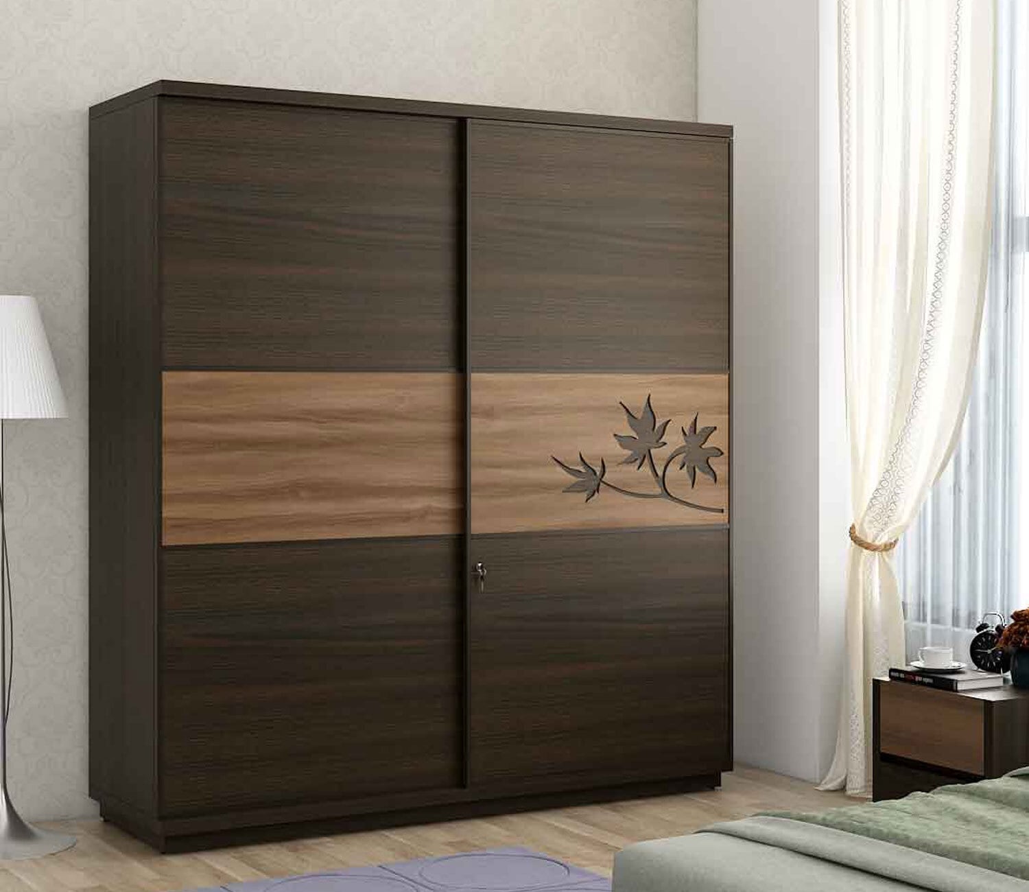 Wooden Sliding Door Wardrobe Size 7 8 Feet in Aligarh at 500 2 000 Sq.ft by Salman Furniture Justdial
