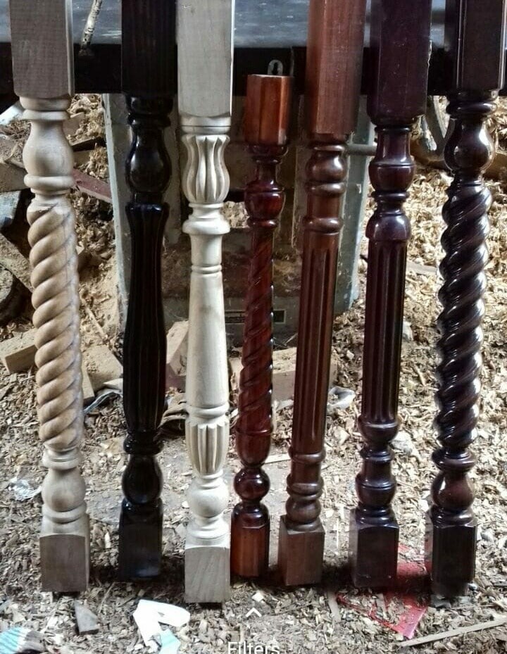 Wooden Staircase Legs in Chennai at best price by Omsakthi Wood