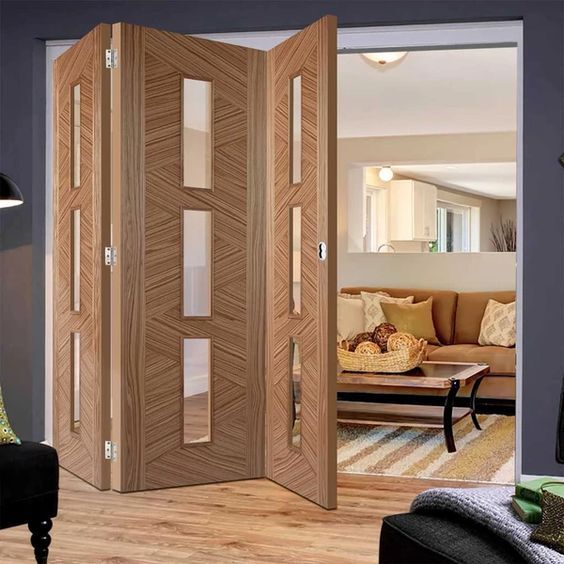 Teak Wooden Folding Door in Vellore at ₹ 750 / Sq.ft by S K