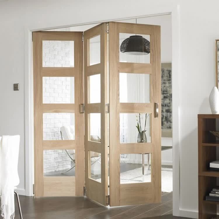 Teak Wooden Folding Door in Vellore at ₹ 750 / Sq.ft by S K