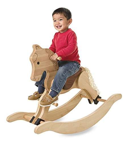 wooden rocking horse for baby online india