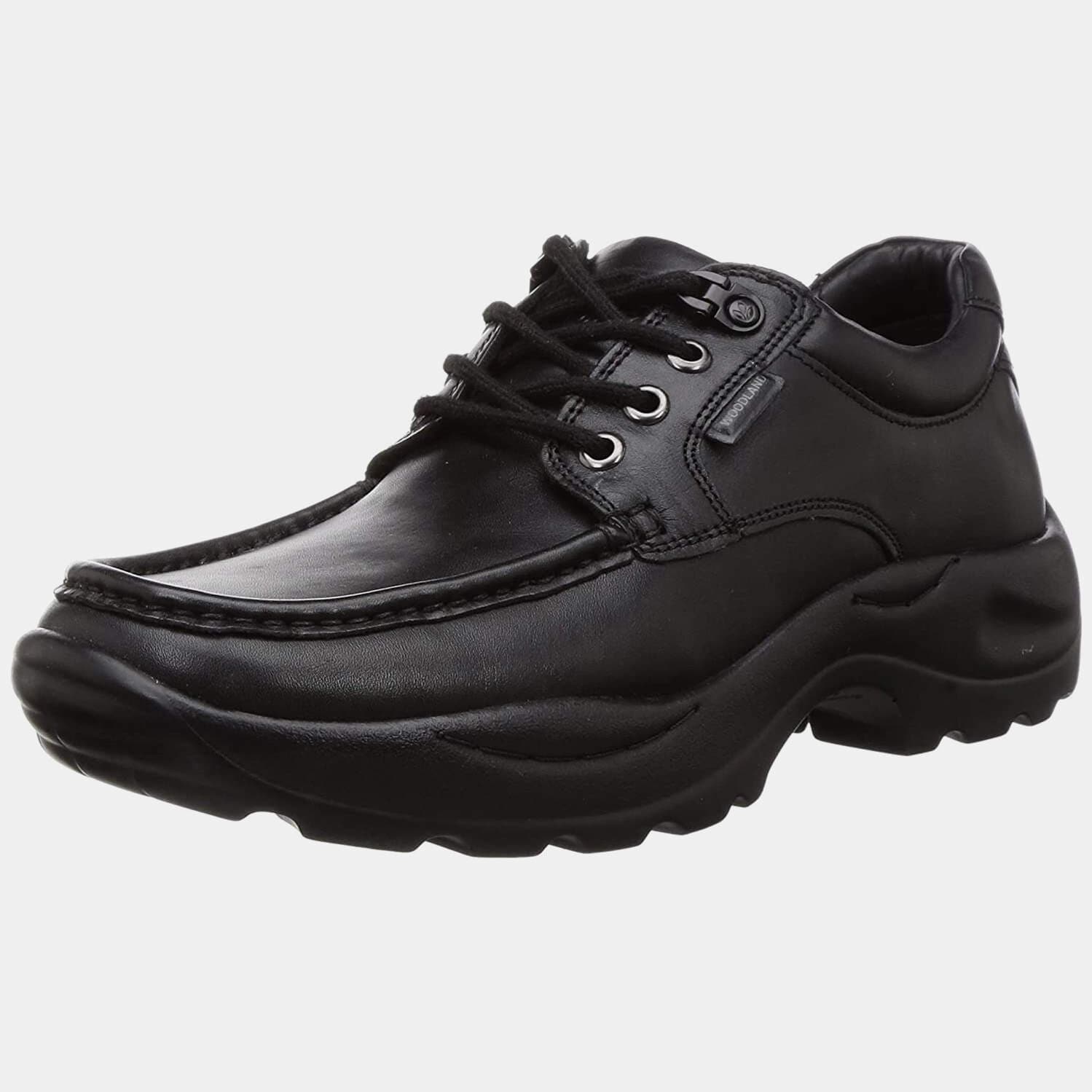 Leather Sneaker Woodland School Shoes WOODLAND Casual Black Gc