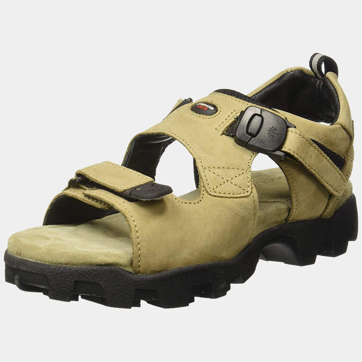 WOODLAND Casual Leather Medium Thong Floaters With Buckle Closure