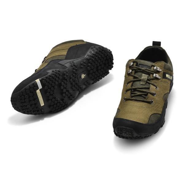 WOODLAND OLIVE GREEN HIKING SHOES in Dehradun at ₹ 3,681