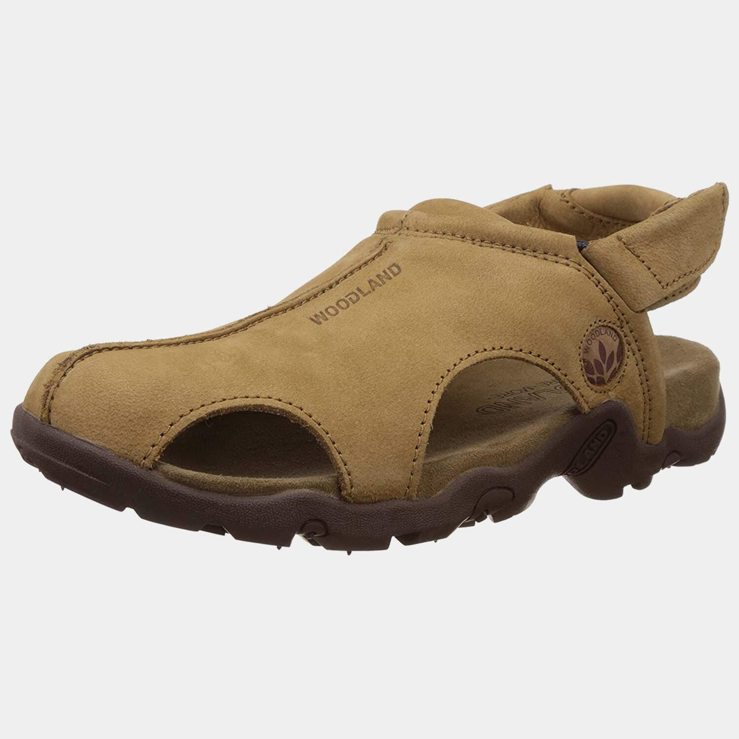 WOODLAND Stylish Genuine Leather Casual Mens Sandals With Buckle