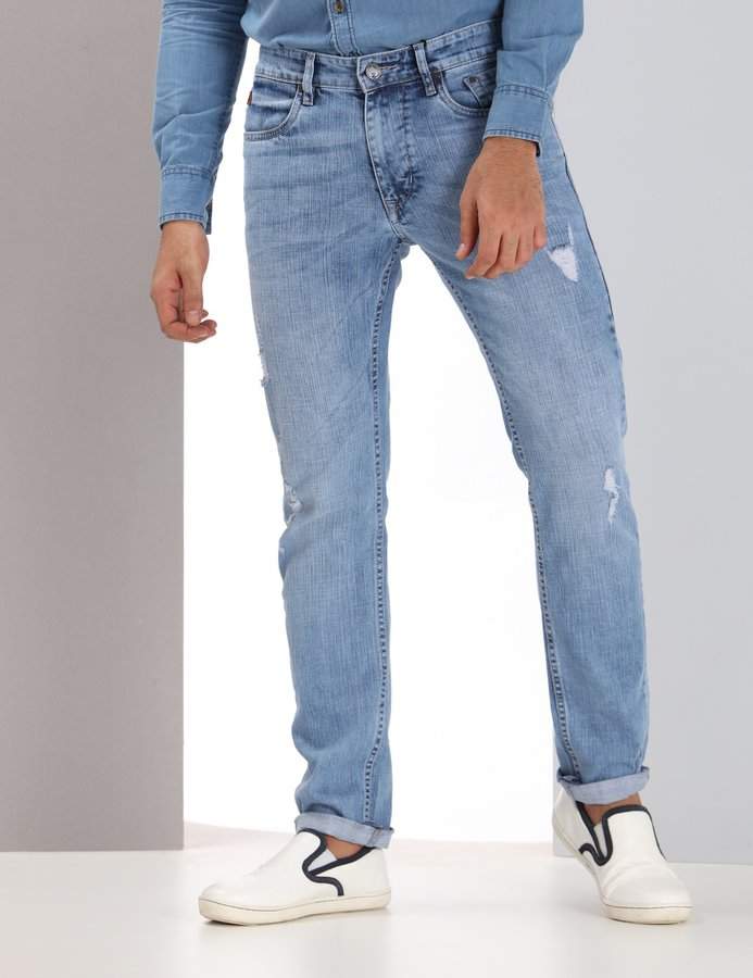 WROGN Flattered Tattered Men's Jeans (32, WGJN1141) in