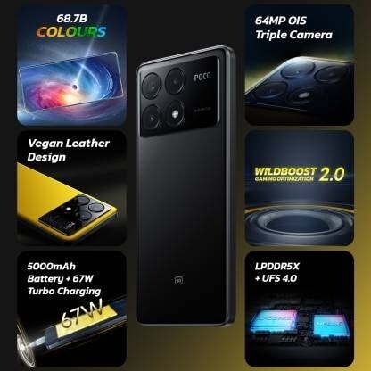Buy POCO X6 Pro (RAM 12 GB, 512 GB, Spectre Black) Online - Best
