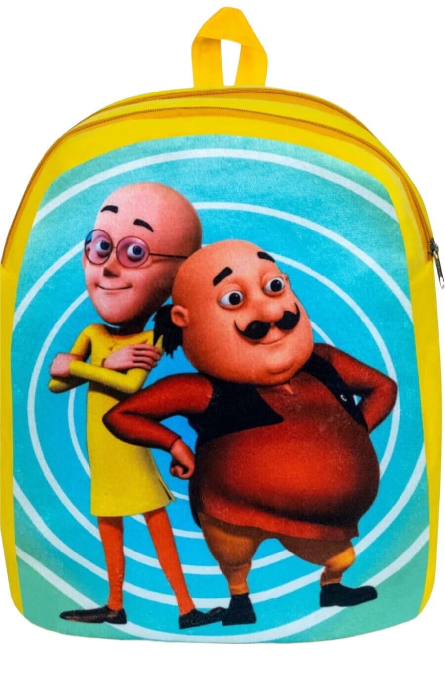 Yellow Motu Patlu School Bag in Ernakulam at ₹ 149 Pc (MOQ:1 Pc