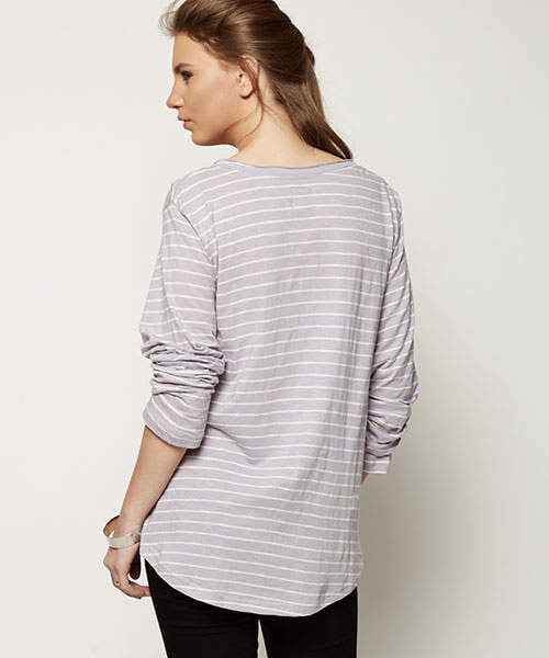 Yepme 118134 Irene Henley Top Iris Violet (Size 44) in Bangalore