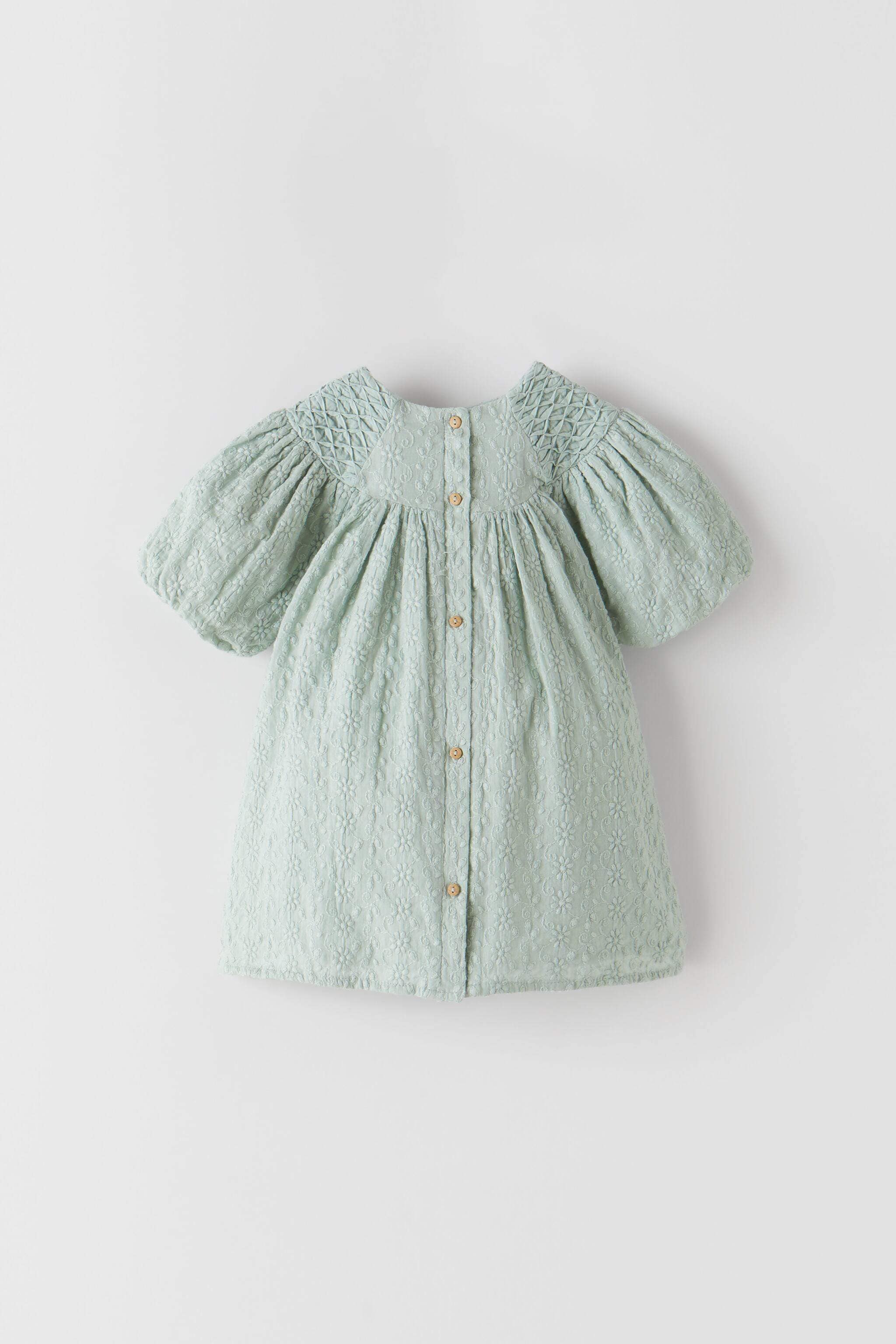 ZARA Baby Girl Romantic Embroidered Dress (Sea Green) in Mumbai at ₹ 2,390  - ₹ 2,490 by Yayin
