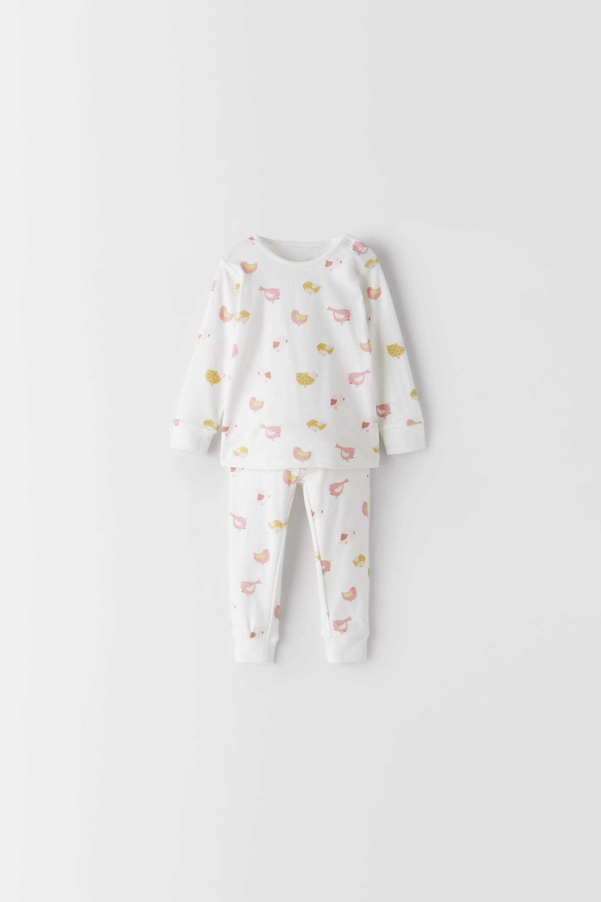 Zara Sales Kleding Zara Kind ZARA Baby Boys Bird Print Pyjamas
