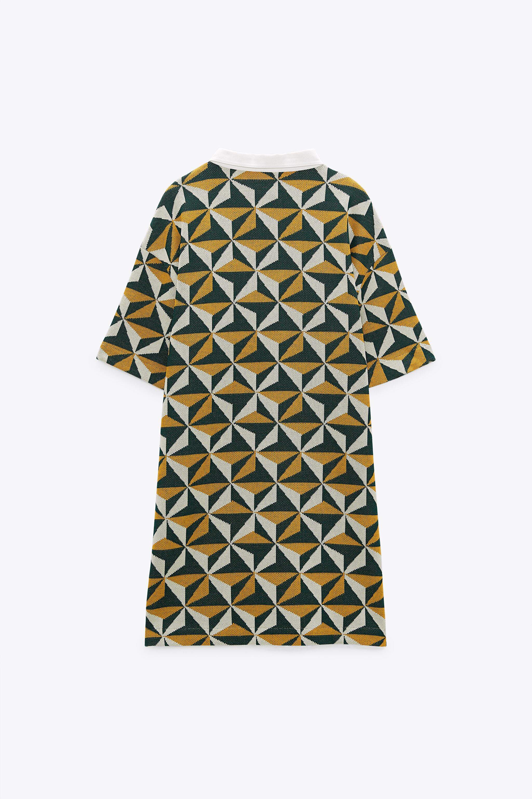 ZARA Womens Buttoned Jacquard Dress (Green / Ecru 1) in Tirupur at 2,706 - 2,790 by AJWA Apparels - Justdial ZARA Womens Buttoned Jacquard Dress (Green / Ecru 1) in Tirupur at 2,706 - 2,790 by AJWA Apparels - Justdial
